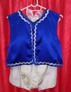 Kids Costumes to Hire - White Rabbit - Leotard & Shorts